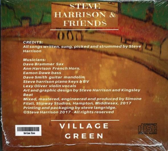 Album rear cover Village Green - Steve Harrison and Friends